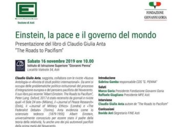 Einstein, la pace e il governo del mondo