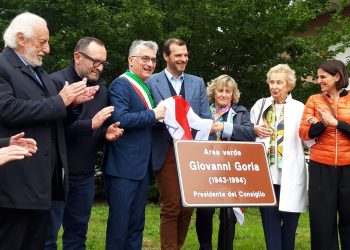 Inaugurazione area verde dedicata a Giovanni Goria