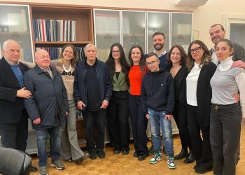 Don Luigi Ciotti in visita alla Fondazione Giovanni Goria